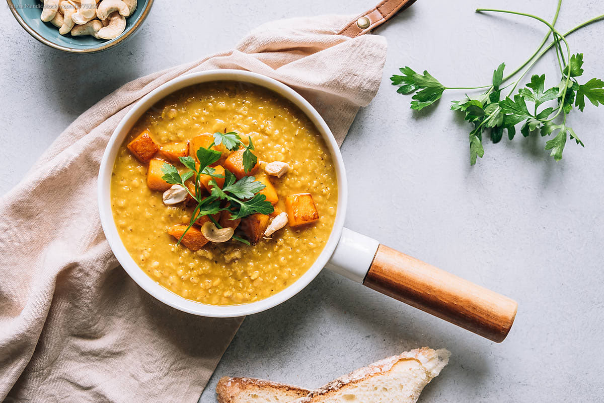 Red Lentil Soup with Acorn Squash | Farm To People | Small-Batch ...