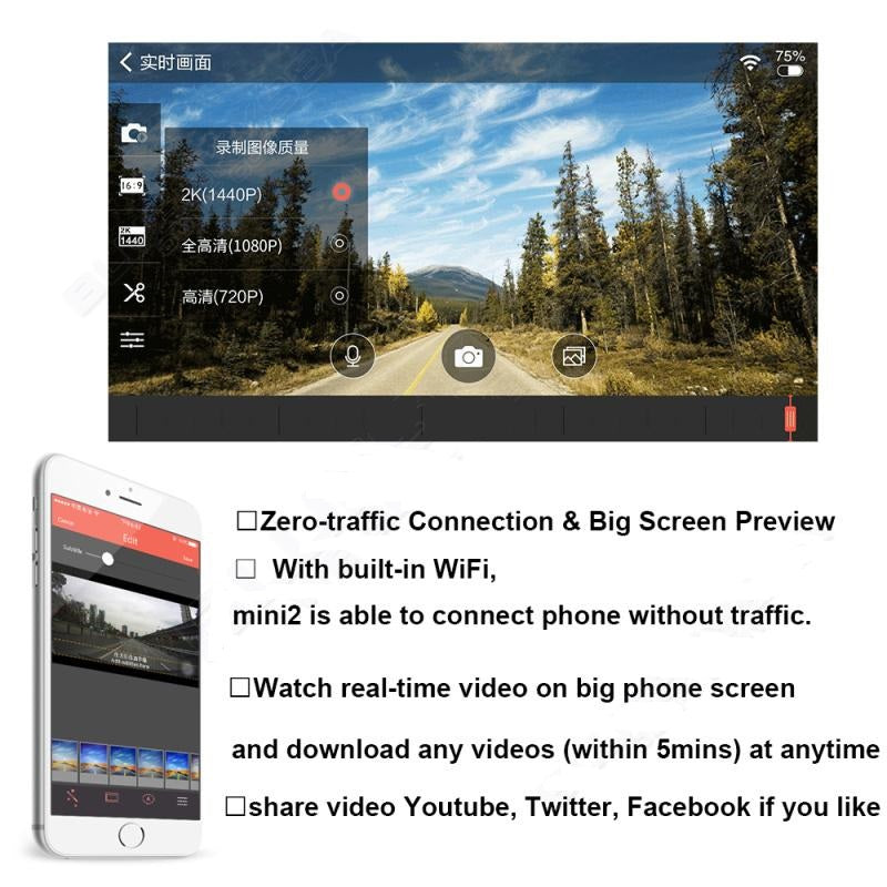 night vision dash cam function