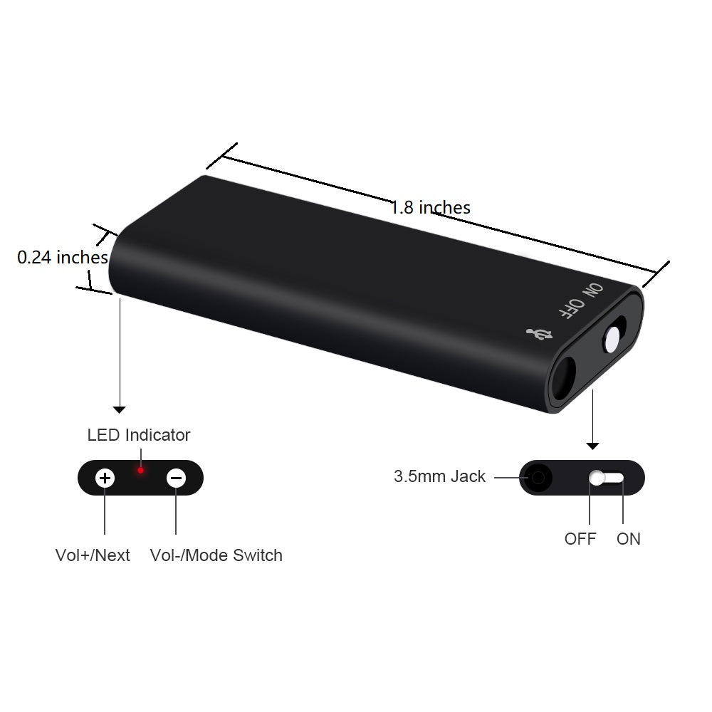 mini spy voice recorder