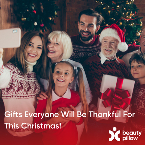 Gifts for the whole family this holiday Season at Beauty Pillow! Shop the range of support pillows, mulberry silks and new skincare serums for day to night skincare