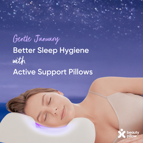 Improve your sleep hygiene with Beauty Pillow's range of support pillows, Mulberry Silks and the new lavender Pillow Mist!