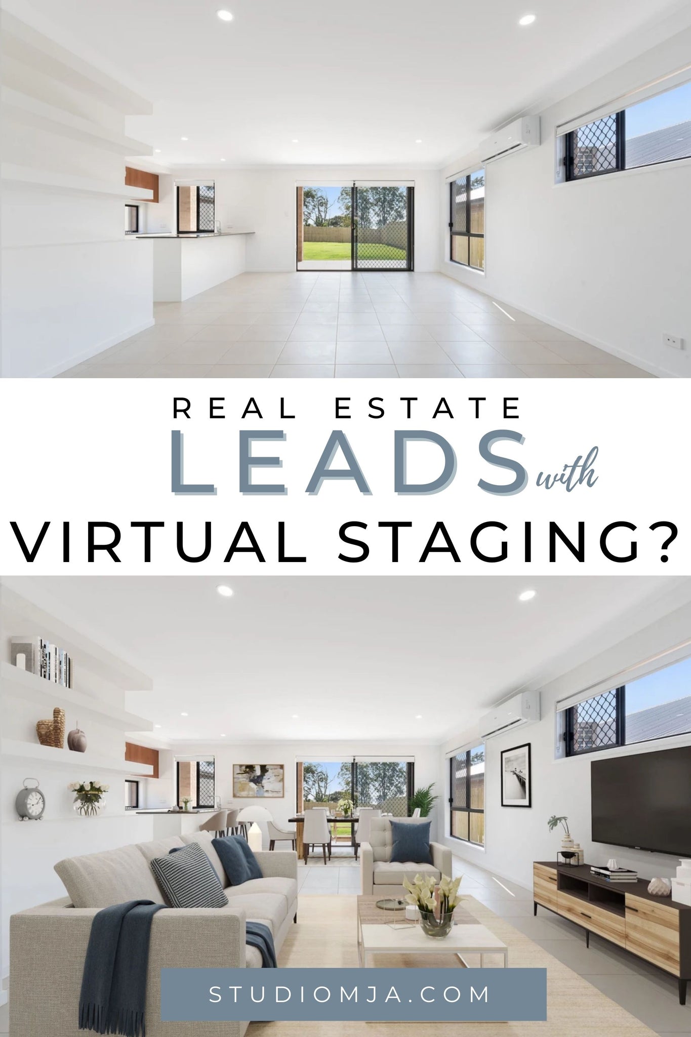 real estate leads with virtual staging