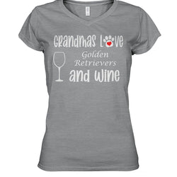 Grandmas Love Golden Retrievers and Wine