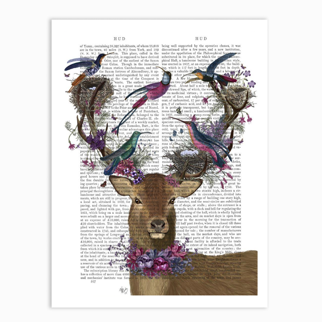 Deer Birdkeeper Tropical Bird Nests – The Wall Art club