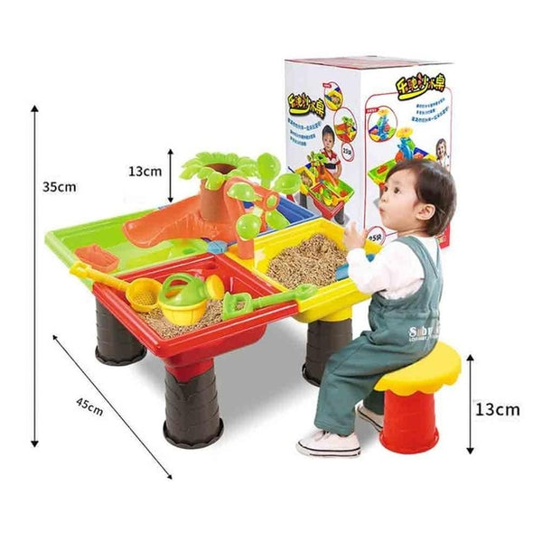 sand and water bucket playset