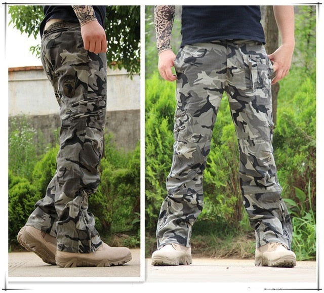 cotton camo joggers