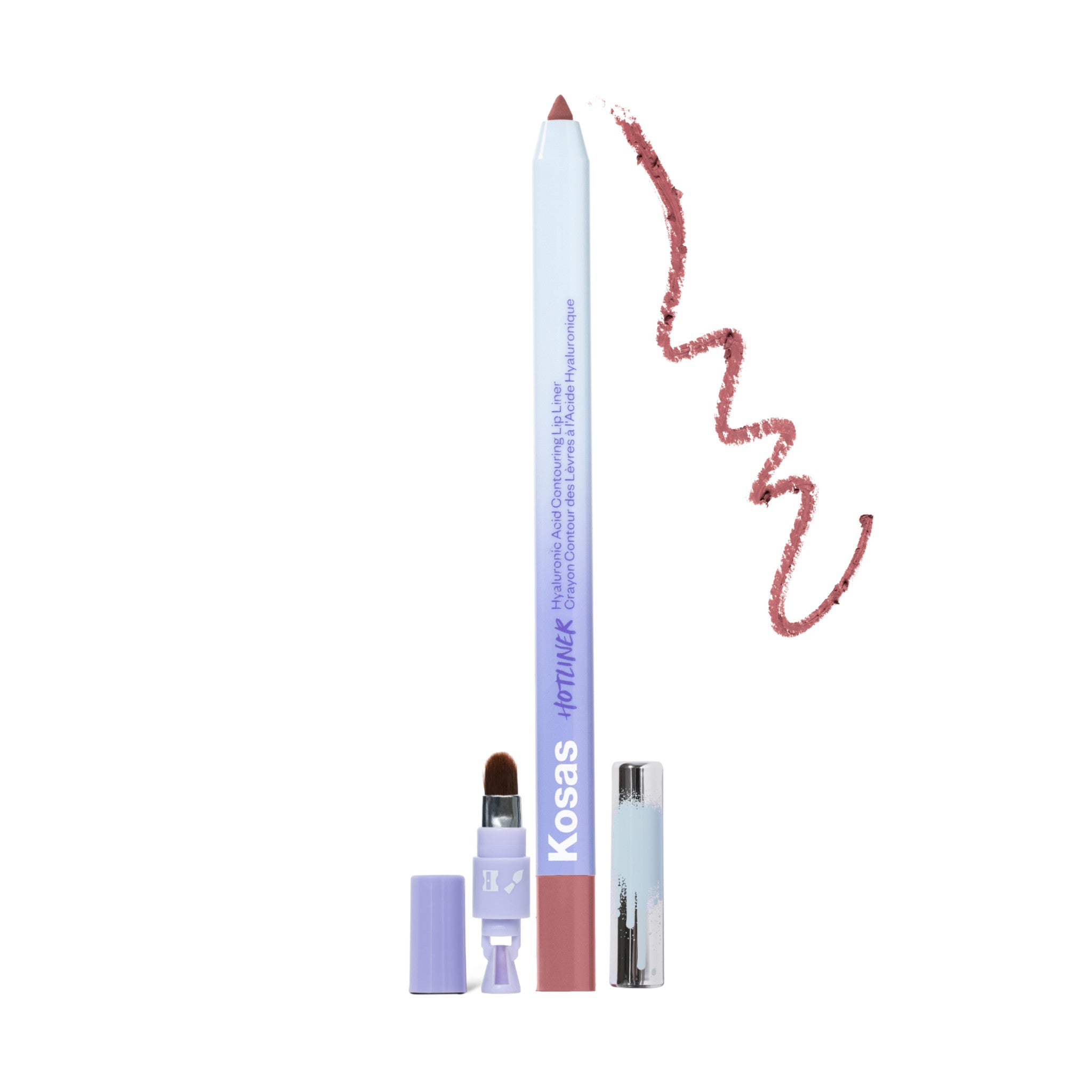 Kosas Hotliner Hyaluronic Acid Contouring Lip Liner In Mega