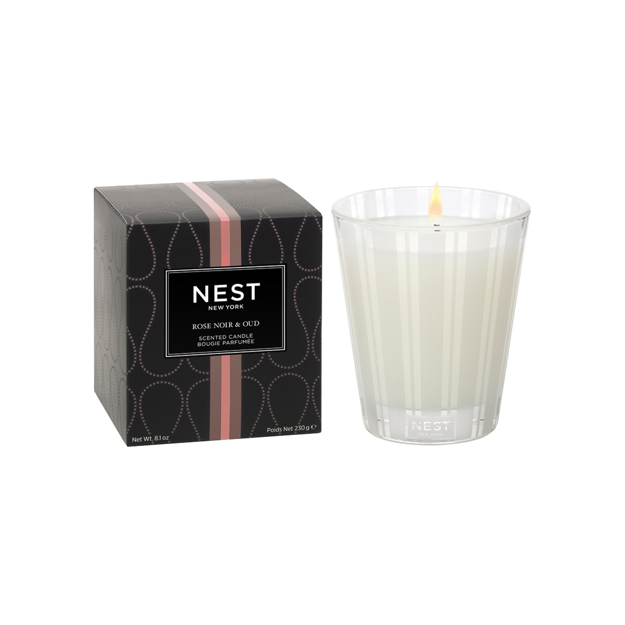 Rose Noir and Oud Candle main image.