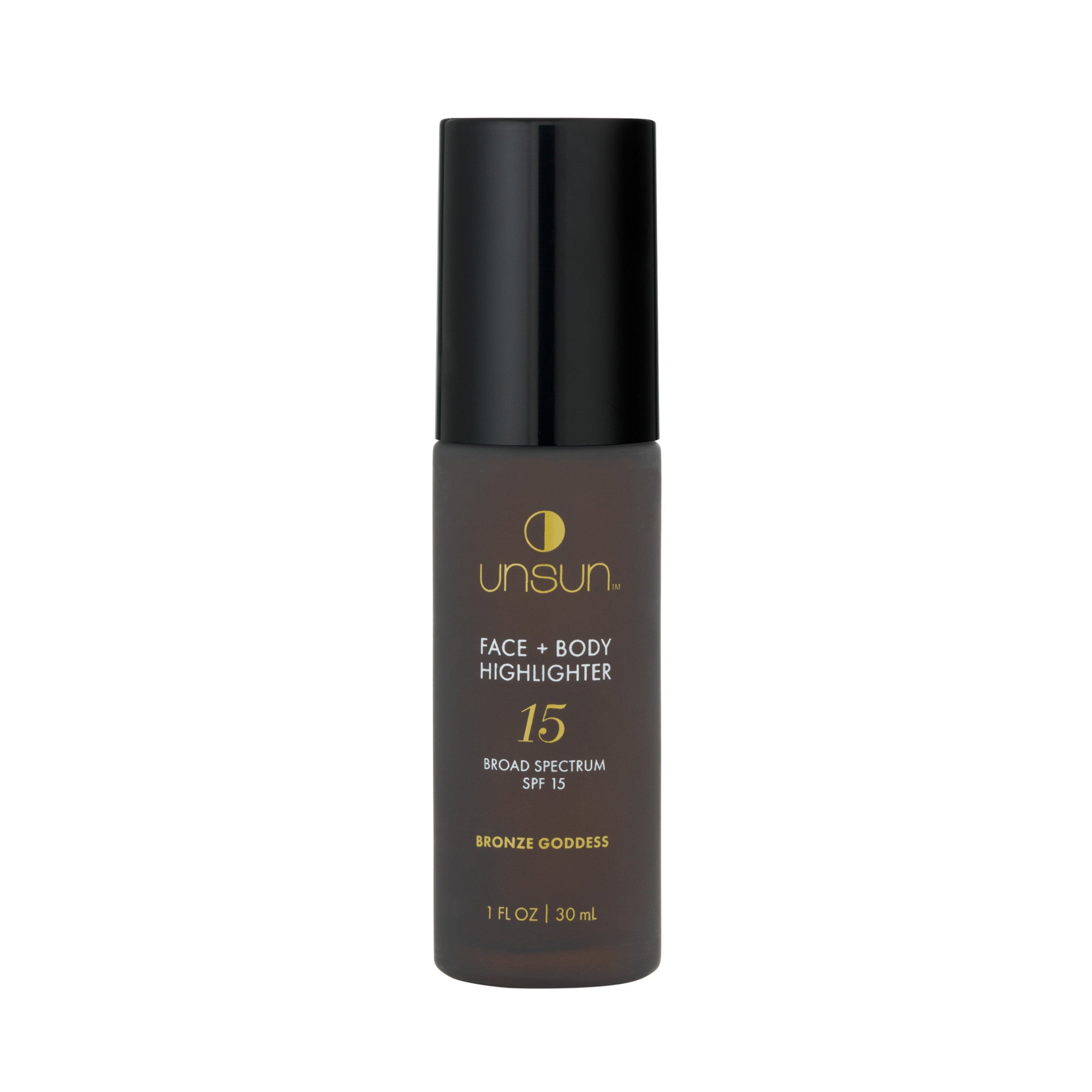 Face and Body Highlighter SPF 15 main image.
