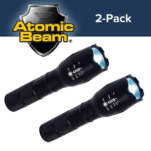 atomic beam flashlight battery change