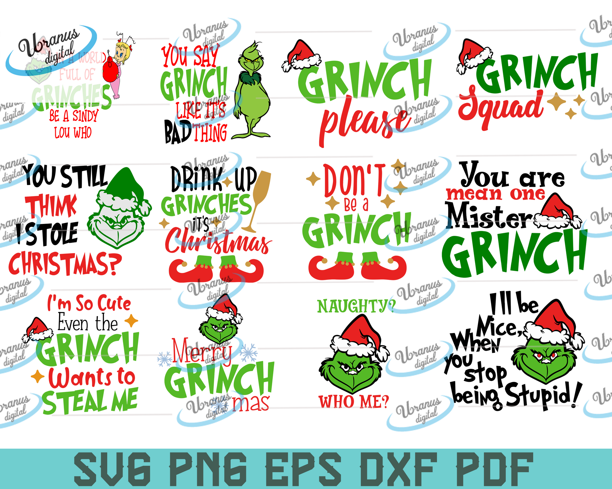 Download Drink Up Grinch Svg Uranusdigital SVG, PNG, EPS, DXF File