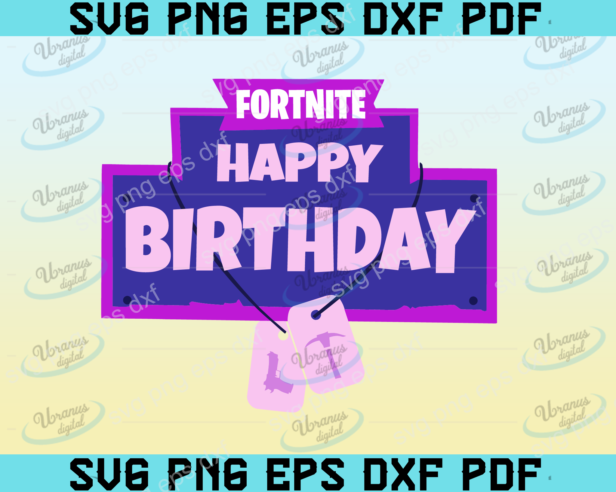 Free Free 99 Fortnite Family Birthday Svg SVG PNG EPS DXF File