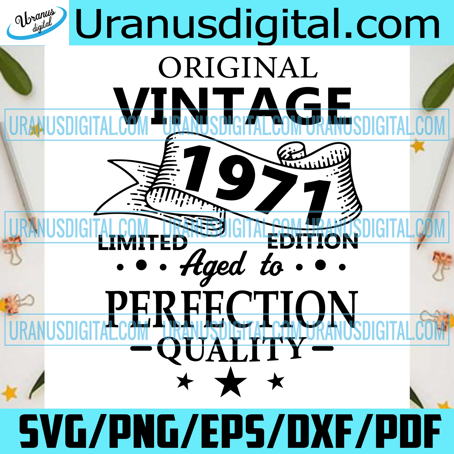Download 50th Birthday Vintage Limited Edition Svg Uranusdigital