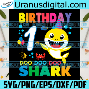 Free Free 77 Baby Shark First Birthday Svg SVG PNG EPS DXF File