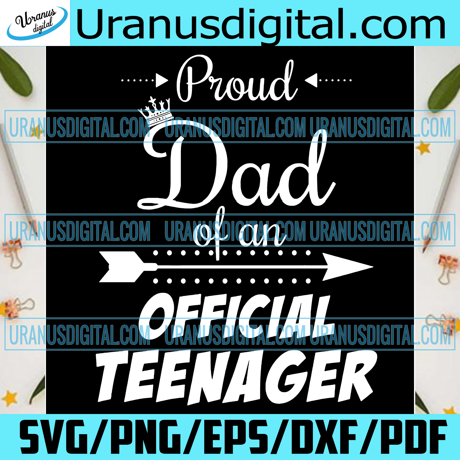 Download Proud Dad Of An Official Teenager Svg Birthday Svg Dad Svg Teenager Uranusdigital