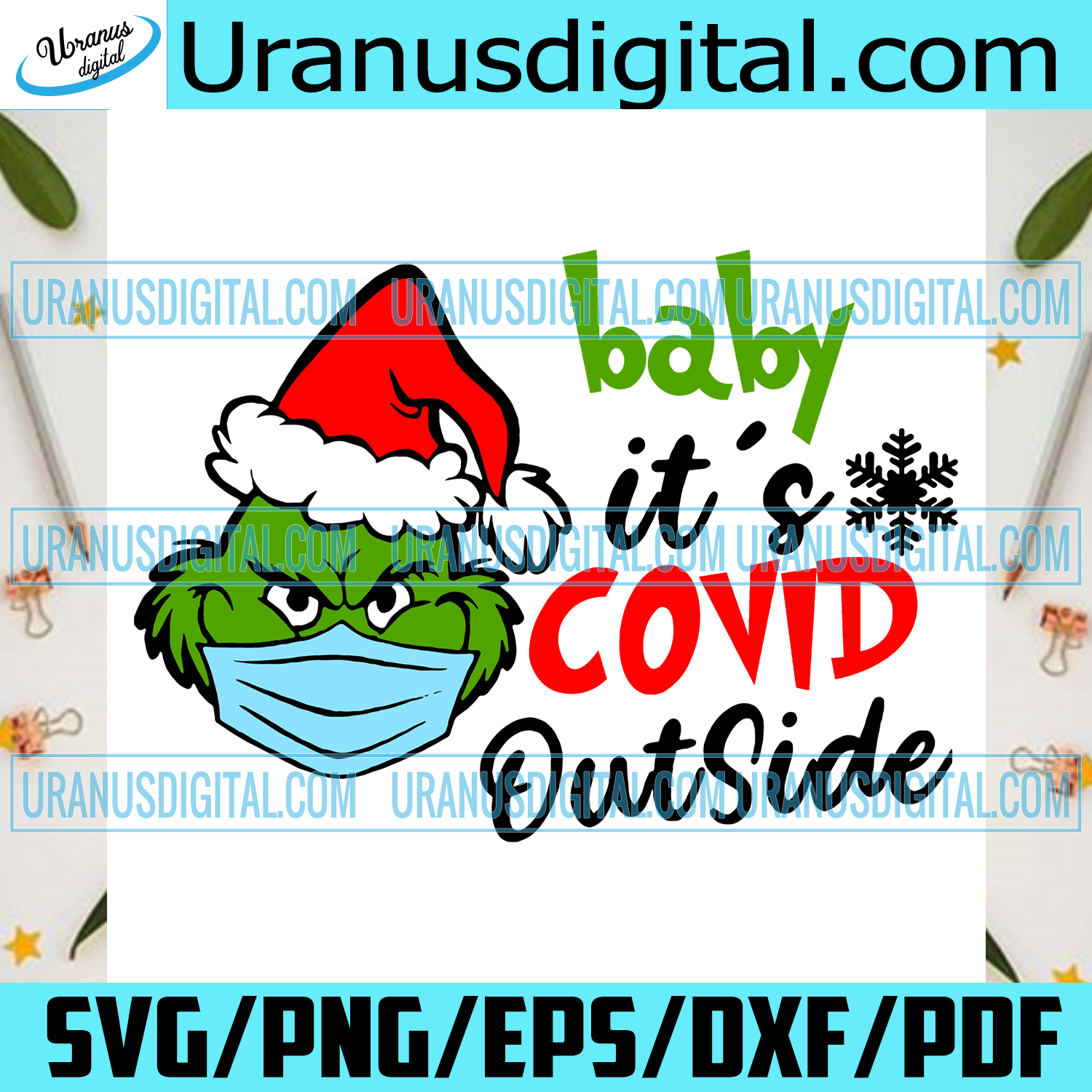 Download Baby Its Covid Outside Grinch Svg Christmas Svg Xmas Svg Merry Chri Uranusdigital