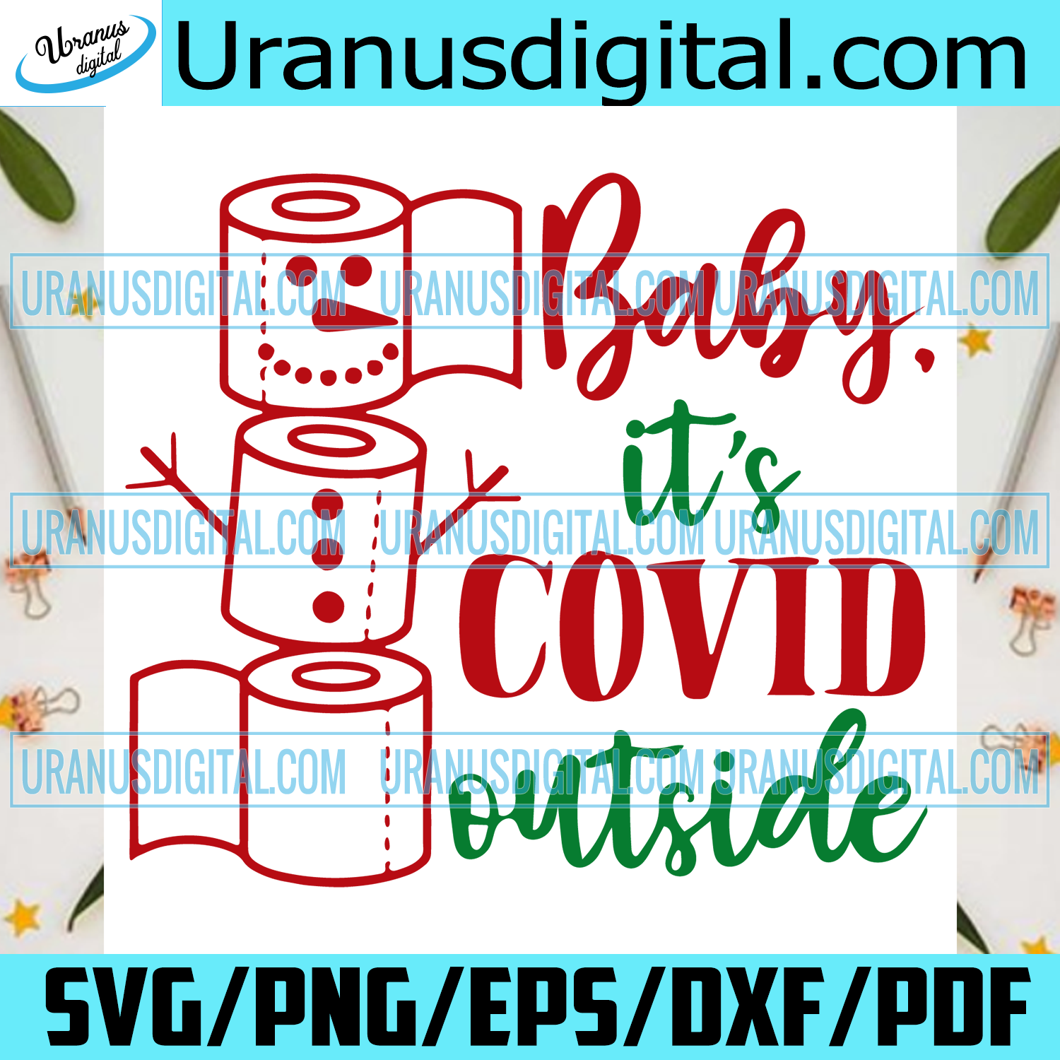 Baby Its Covid Outside Svg Christmas Svg Xmas Svg Merry Christmas Uranusdigital