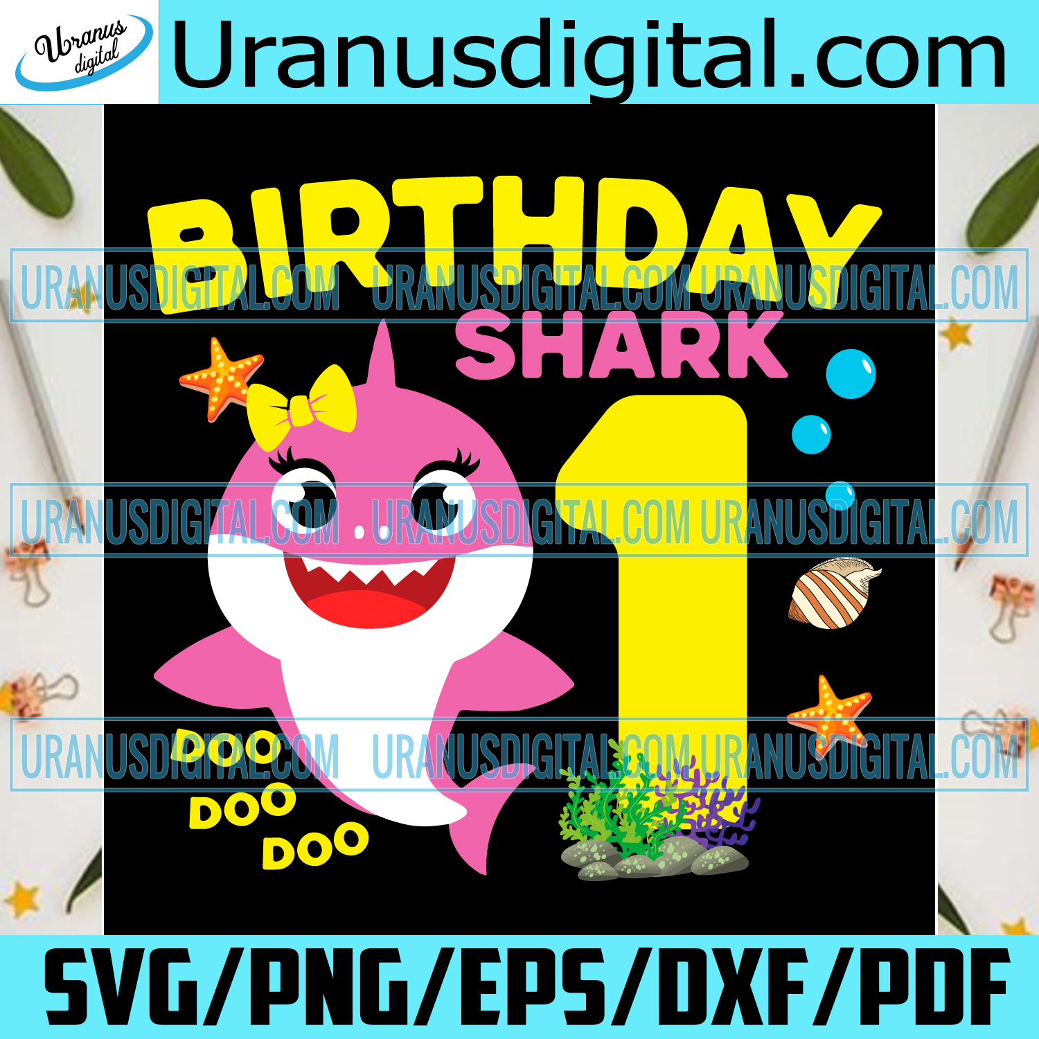 Free Free 77 Baby Shark First Birthday Svg SVG PNG EPS DXF File