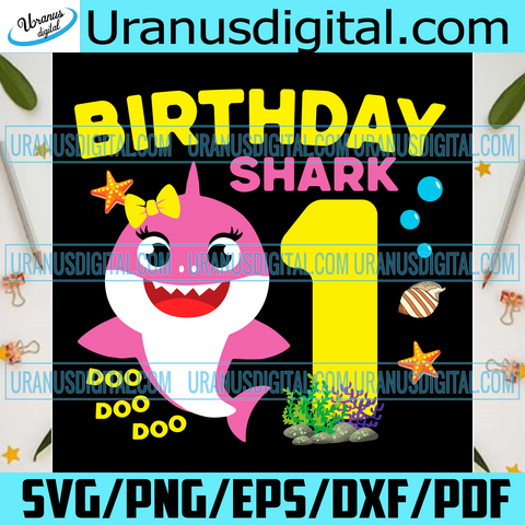 Free Free 283 1St Birthday Baby Shark Svg Free SVG PNG EPS DXF File