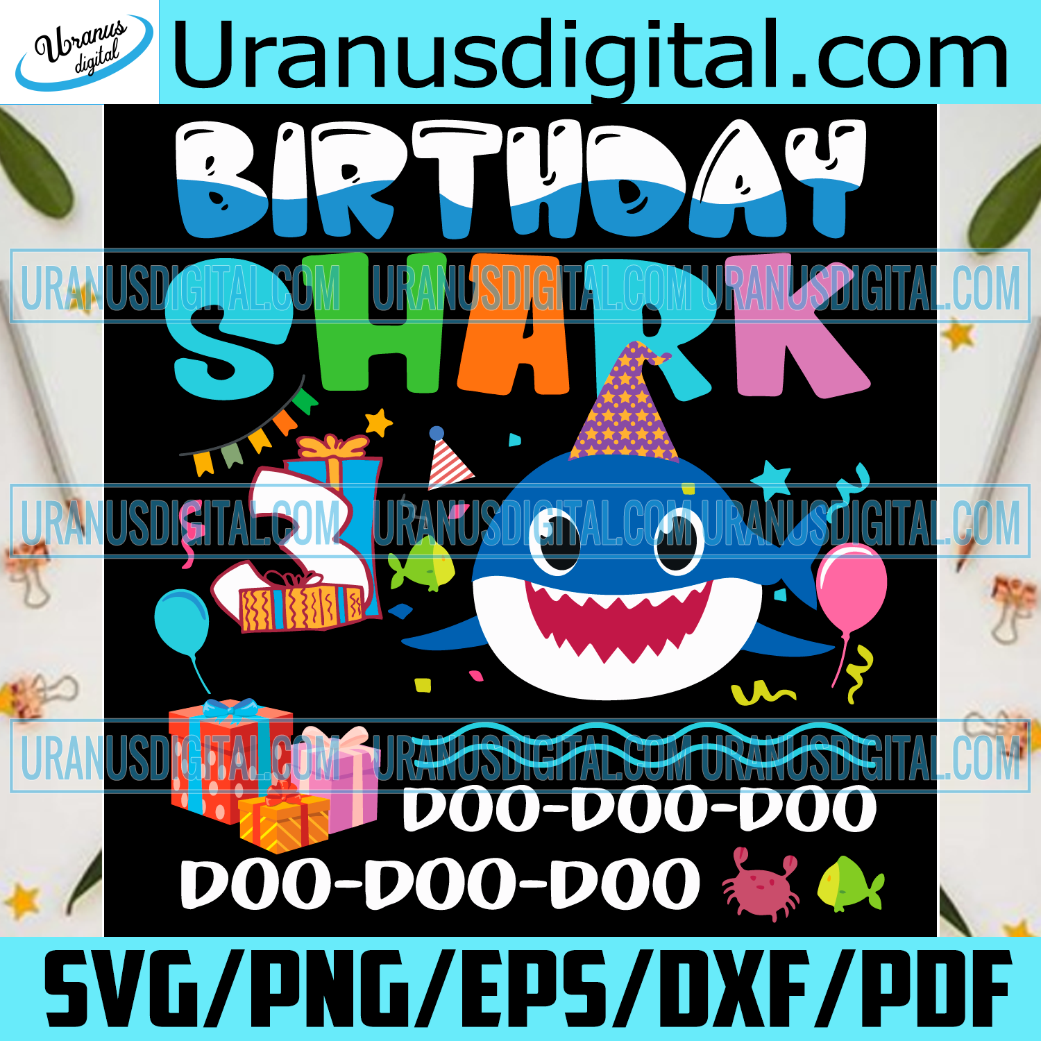 Free Free 132 Baby Shark Birthday Svg SVG PNG EPS DXF File