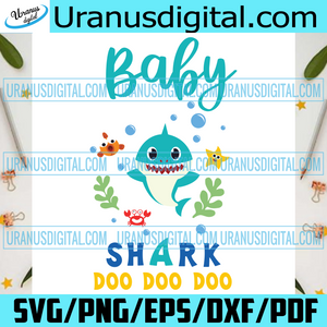 Download Blue Baby Shark Doo Doo Doo Svg Trending Svg Baby Shark Svg Kid Son Uranusdigital SVG, PNG, EPS, DXF File