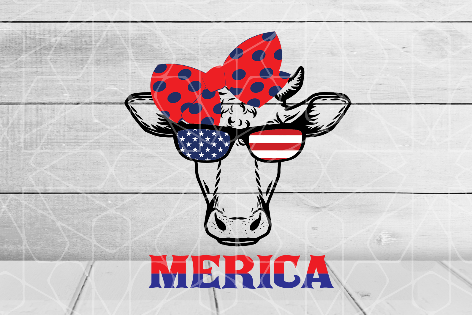 Download Cow 4th Of July Svg Svg Svg Files For Silhouette Files For Cricut Sv Uranusdigital