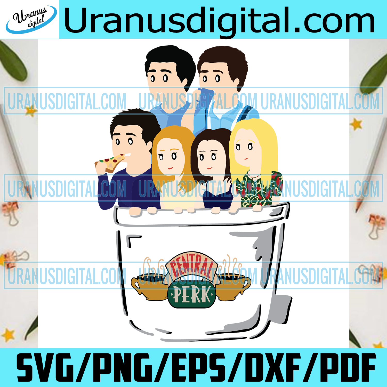 Download Central Perk Friends Svg Uranusdigital