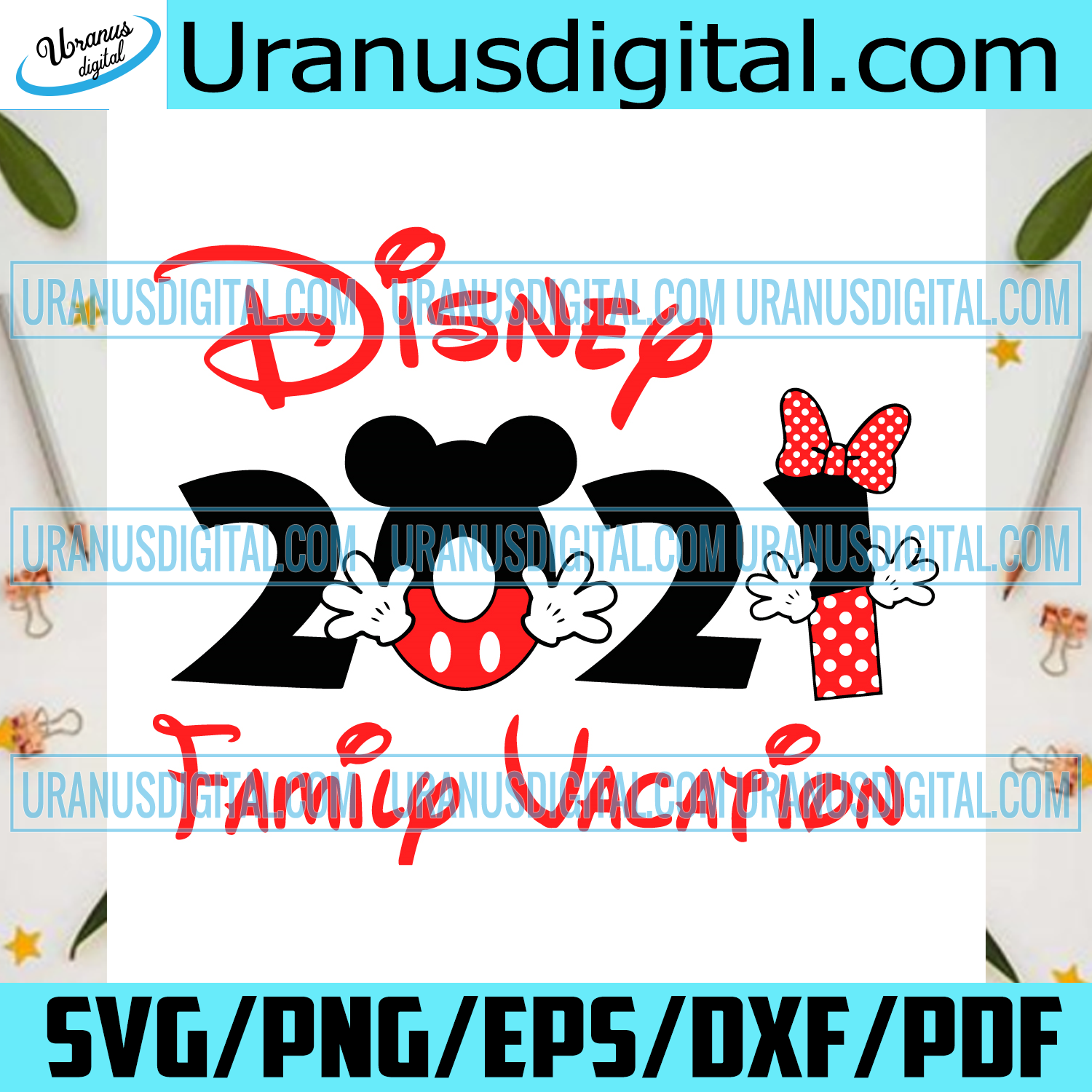 Disney 2021 Family Vacation Svg Uranusdigital