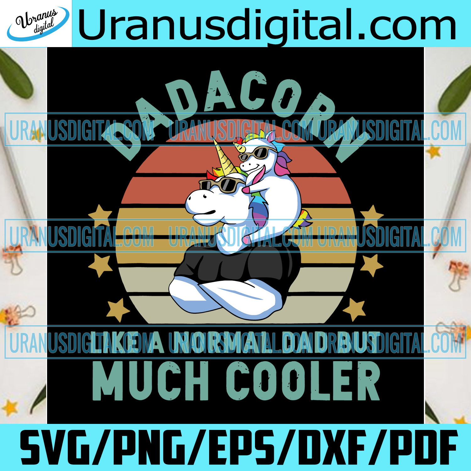 Download Dadacorn Like A Normal Dad But Much Cooler Svg Trending Svg Dadacorn Uranusdigital