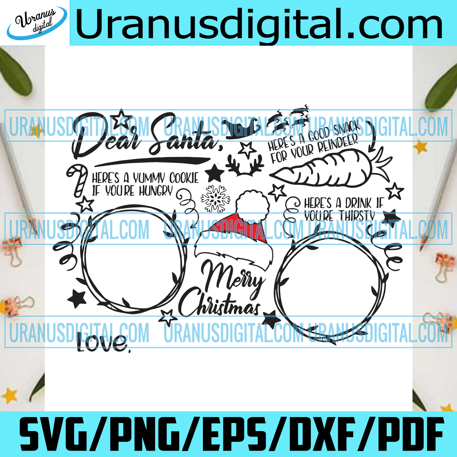 Download Dear Santa Cookies Tray Svg Christmas Svg Dear Santa Svg Merry Chri Uranusdigital