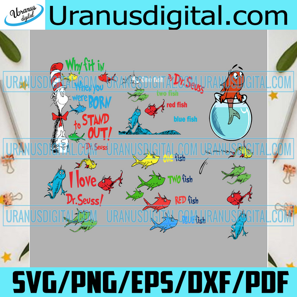 Download Dr Seuss Svg Bundle Dr Seuss Svg Cat In The Hat Svg Thing 1 Thing 2 Uranusdigital