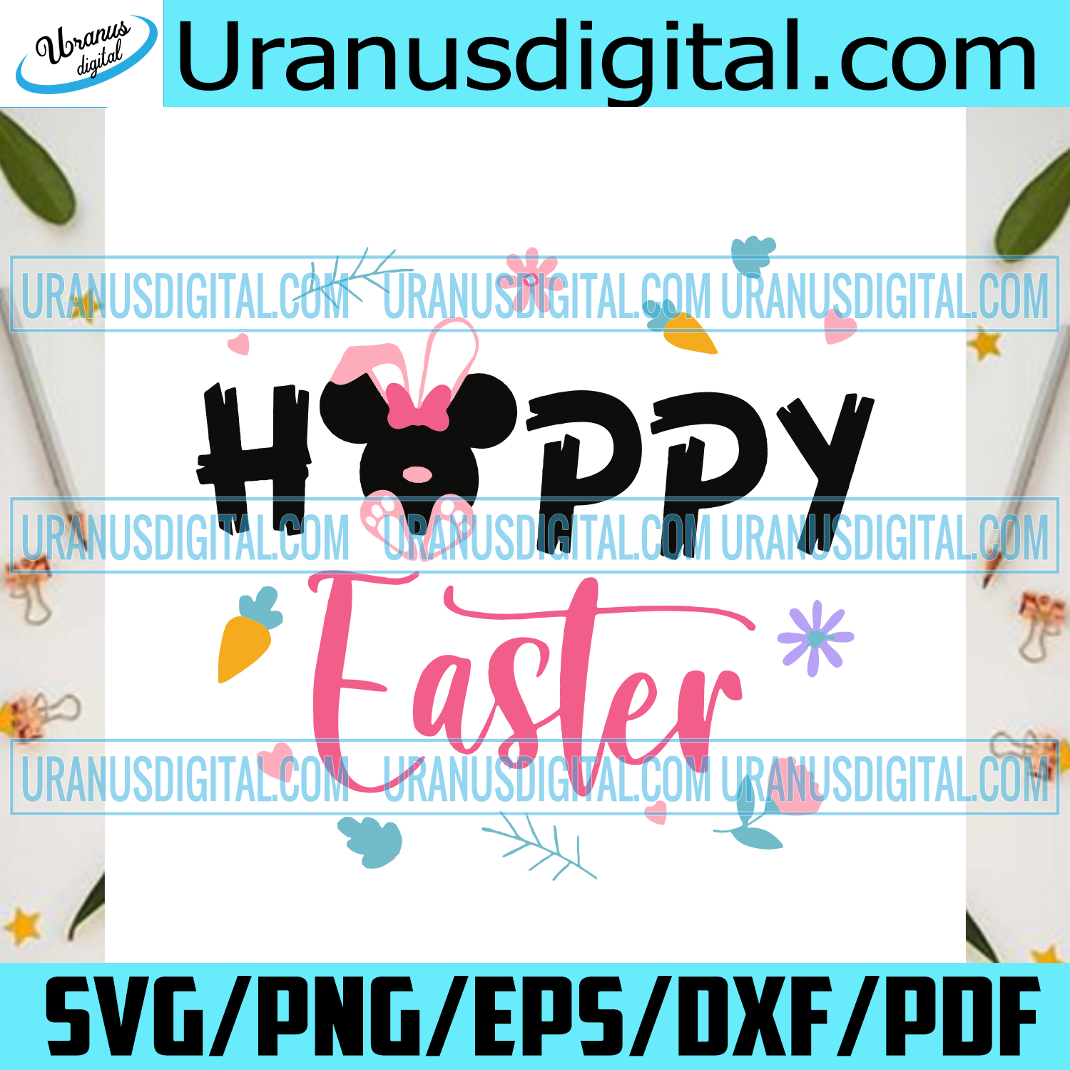 Download Minnie Happy Easter Svg Easter Day Svg Easter Svg Minnie Svg Minni Uranusdigital