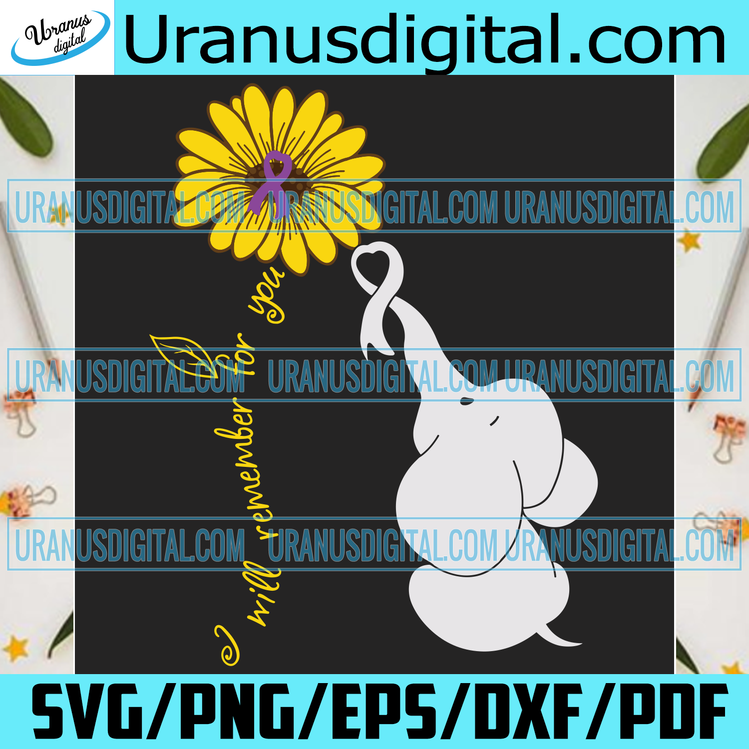 Free Free 235 Elephant Sunflower Svg SVG PNG EPS DXF File