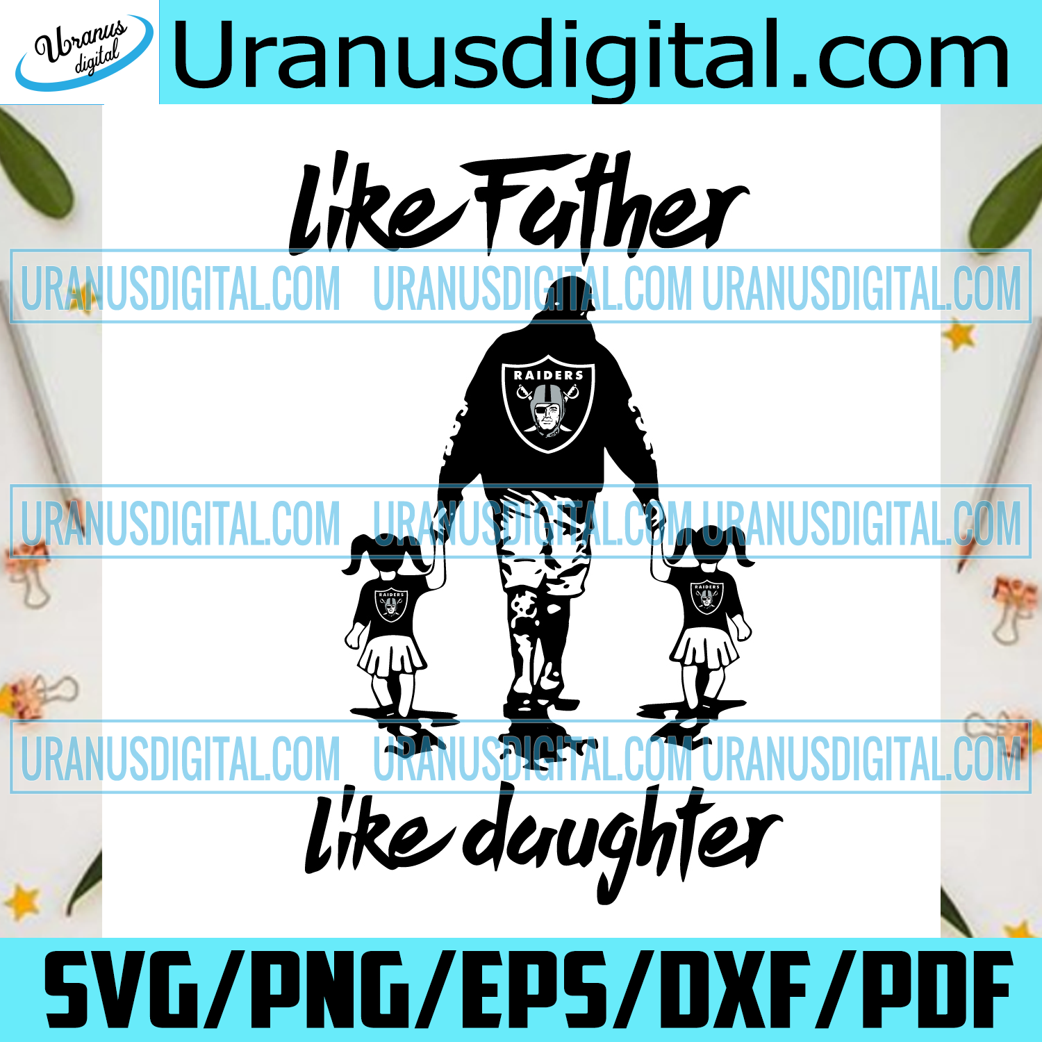 Download Like Father Like Daughter Las Vegas Raiders Svg Fathers Day Svg Raid Uranusdigital