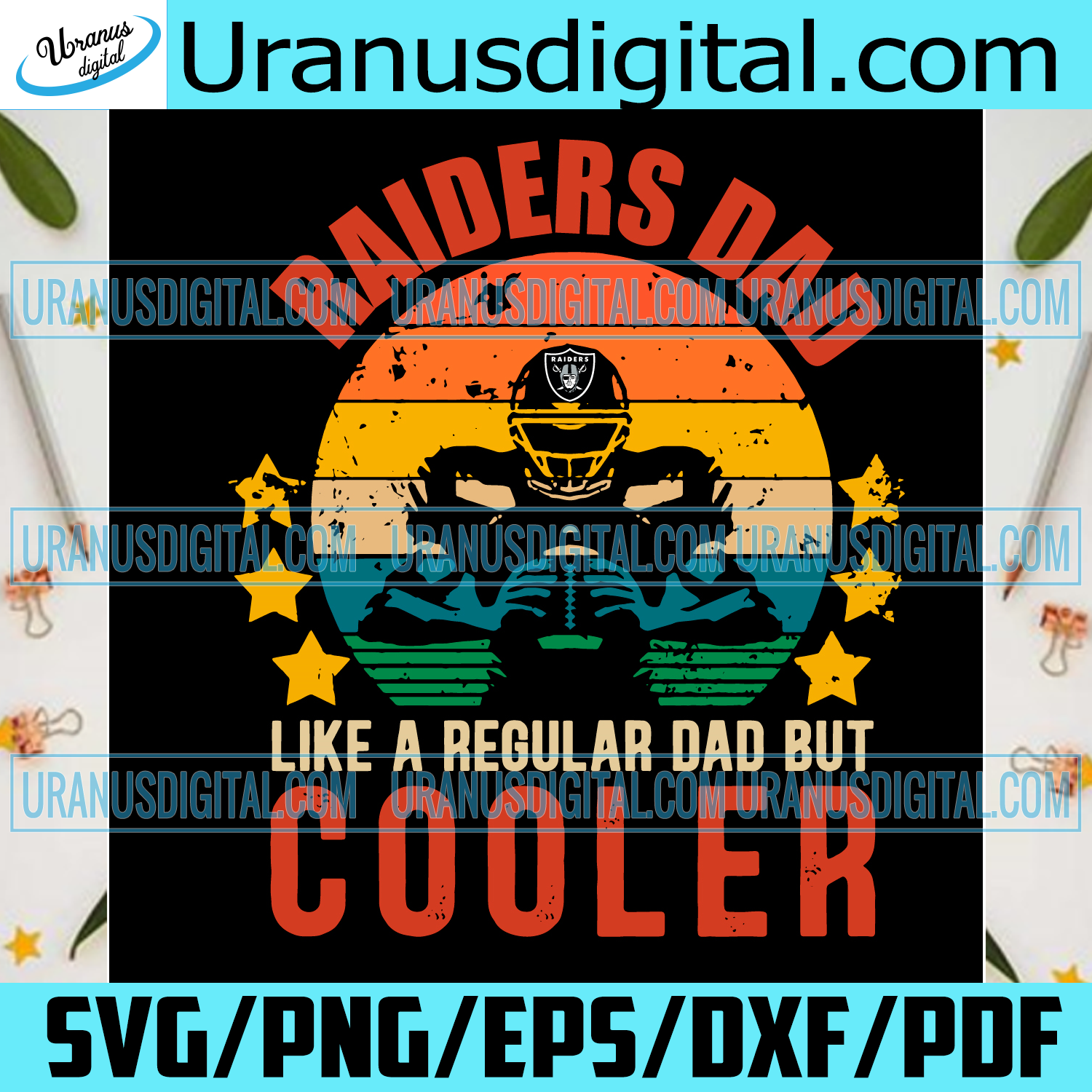 Download Raiders Dad Like A Regular Dad But Cooler Svg Fathers Day Svg Raider Uranusdigital