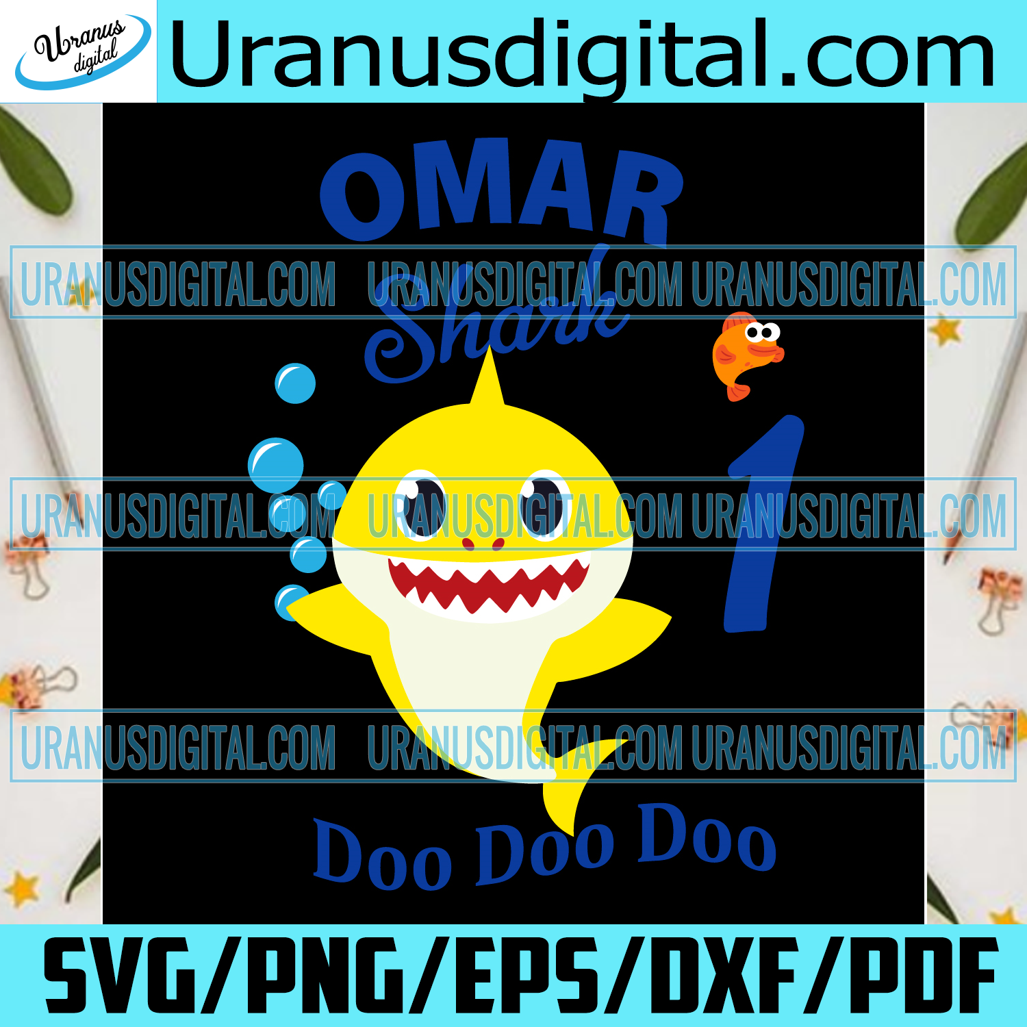 Download Omar Shark 1st Birthday Svg Birthday Svg Baby Shark Svg Birthday Sh Uranusdigital