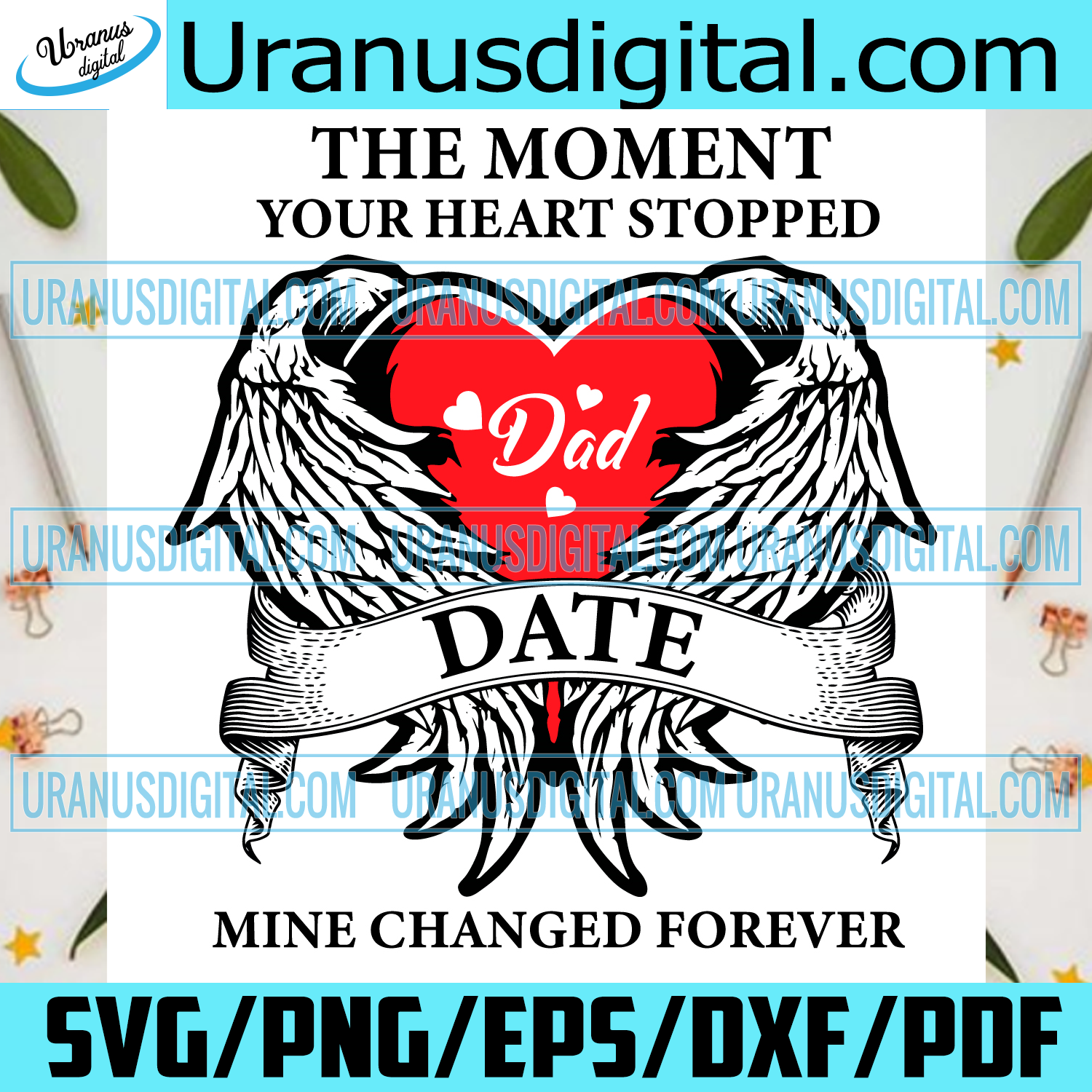 Download The Moment Your Heart Stopped Mine Change Forever Svg Fathers Day Svg Uranusdigital