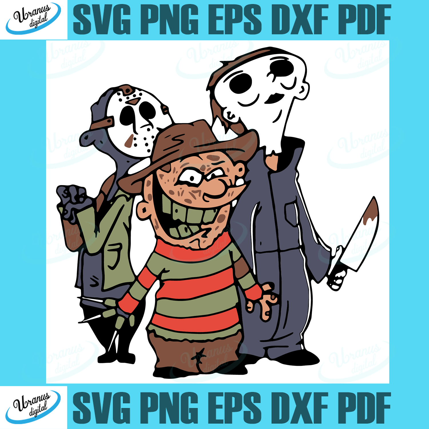 Free Free 67 Horror Movie Friends Svg SVG PNG EPS DXF File