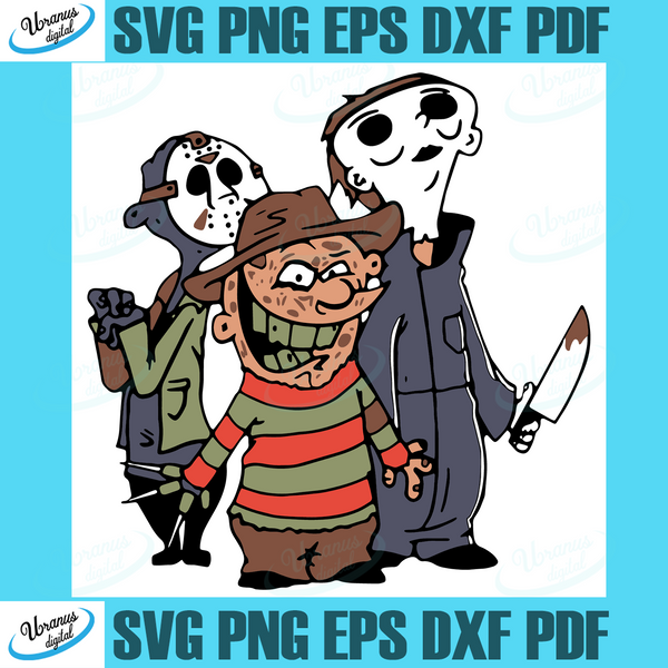 Free Free 94 Horror Movie Friends Svg SVG PNG EPS DXF File