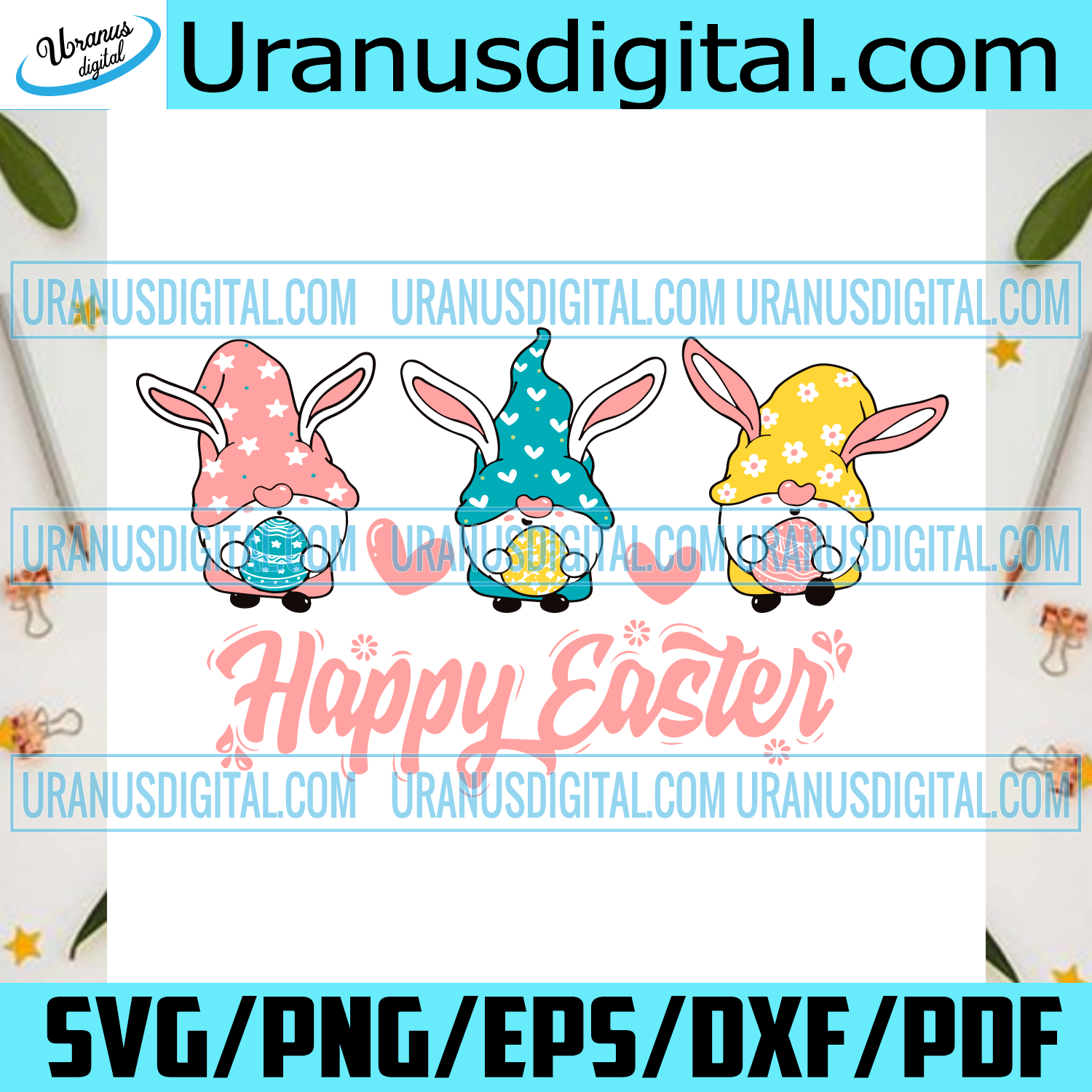 Download Three Gnome Happy Easter Svg Trending Svg Easter Day Svg Happy East Uranusdigital