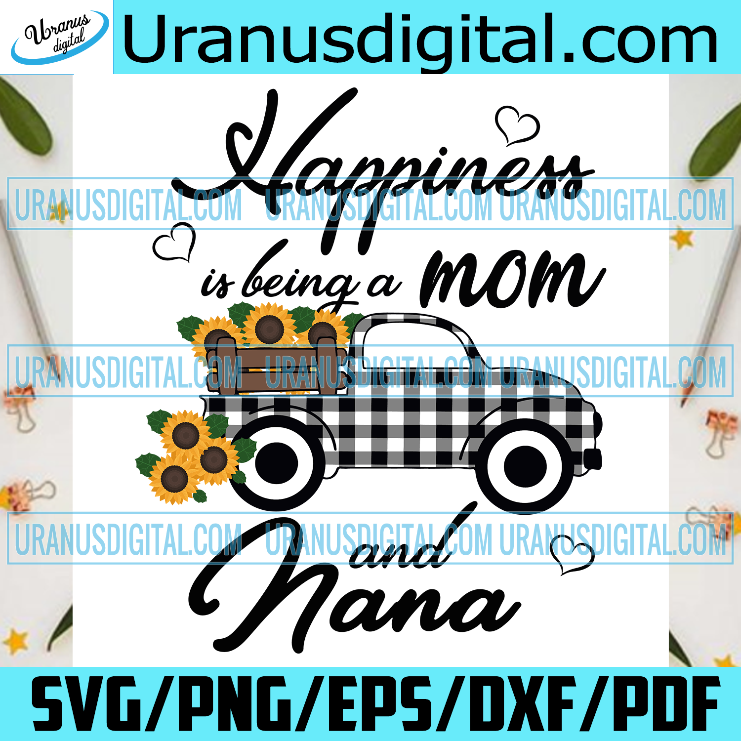 Happiness In Being A Mom And Nana Svg Grandma Svg Great Grandma Svg Uranusdigital