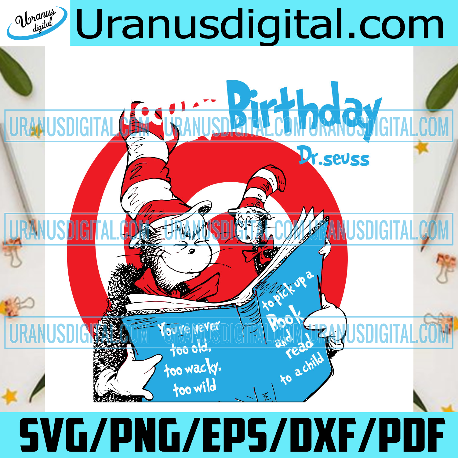 Download Happy Birthday Dr Seuss Svg Dr Seuss Svg Cat In The Hat Svg Thing 1 Uranusdigital