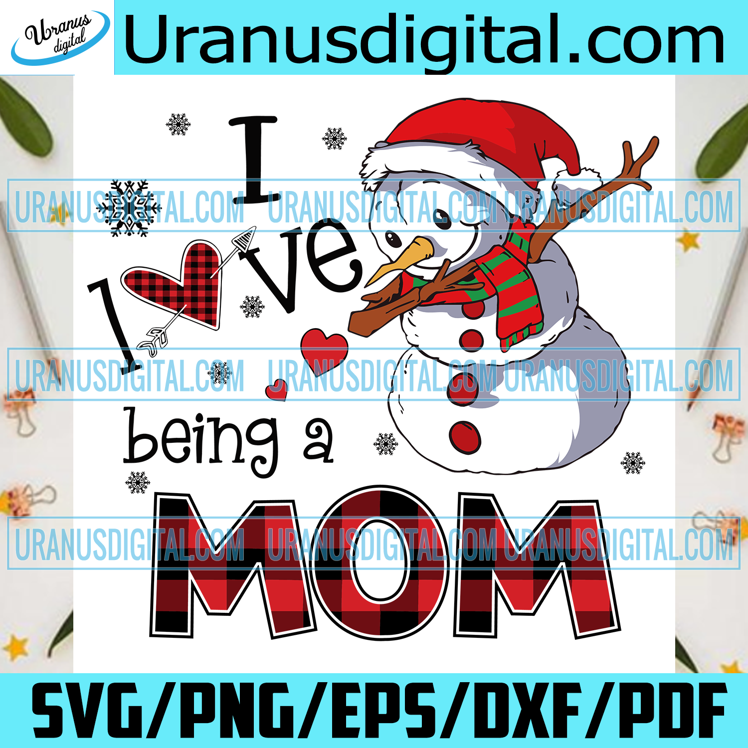 Download I Love Being A Mom Svg Christmas Svg Xmas Svg Merry Christmas Chri Uranusdigital