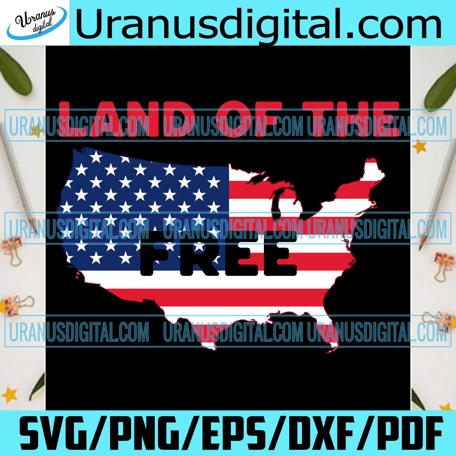 Download Land Of The Free American Flag Svg Independence Svg Land Of The Free Uranusdigital