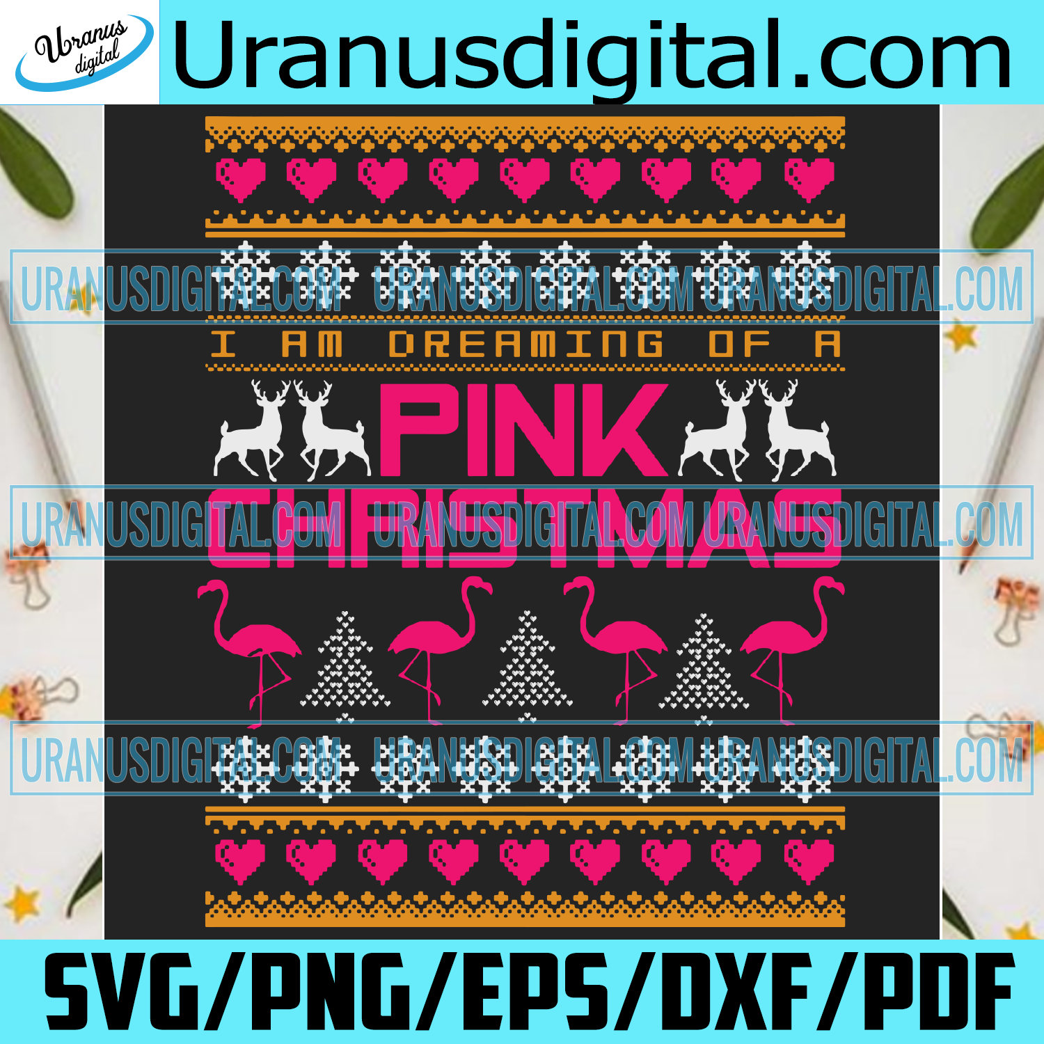 Download Im Dreaming Of Pink Christmas Svg Christmas Svg Xmas Svg Merry Chri Uranusdigital