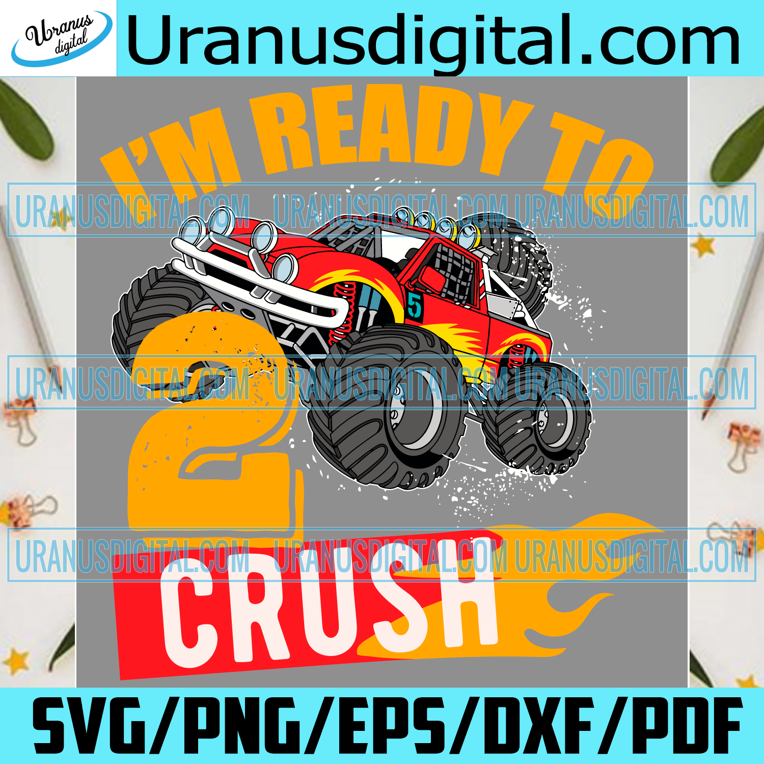 Download Im Ready To Crush 2 Svg Birthday Svg 2nd Birthday Svg First Birthda Uranusdigital
