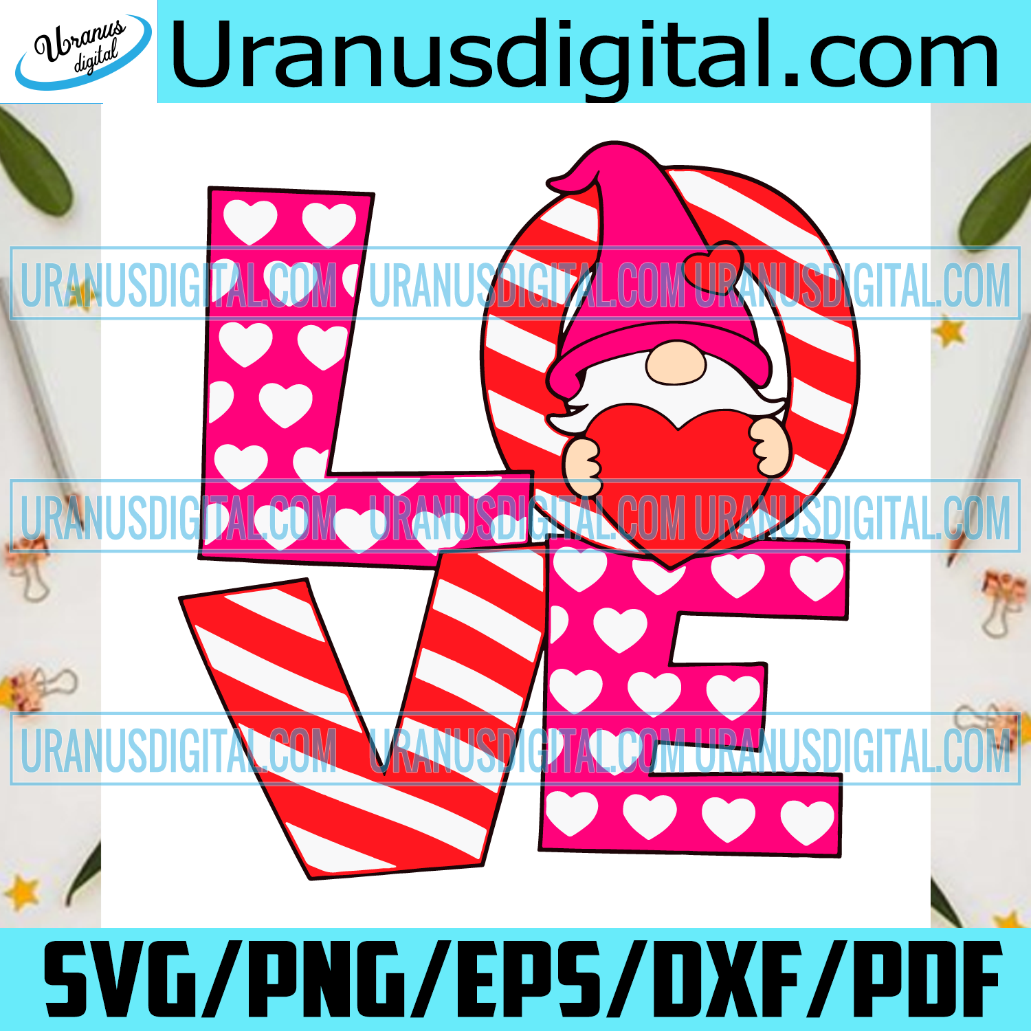 Download Love Gnome Svg Valentine Svg Valentine Gnome Svg Gnome Svg Valenti Uranusdigital