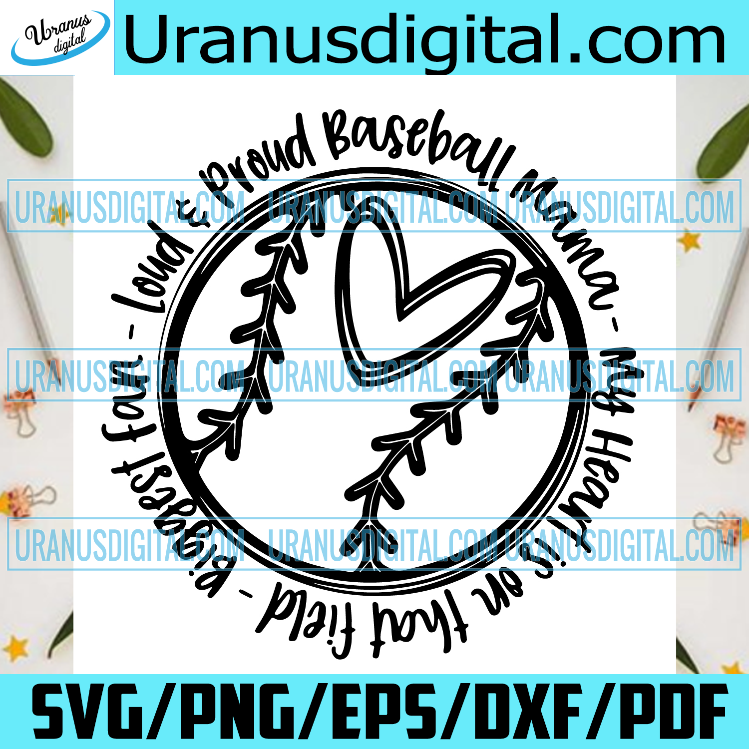 Download Biggest Fan Loud And Proud Baseball Mama Svg Mothers Day Svg Basebal Uranusdigital