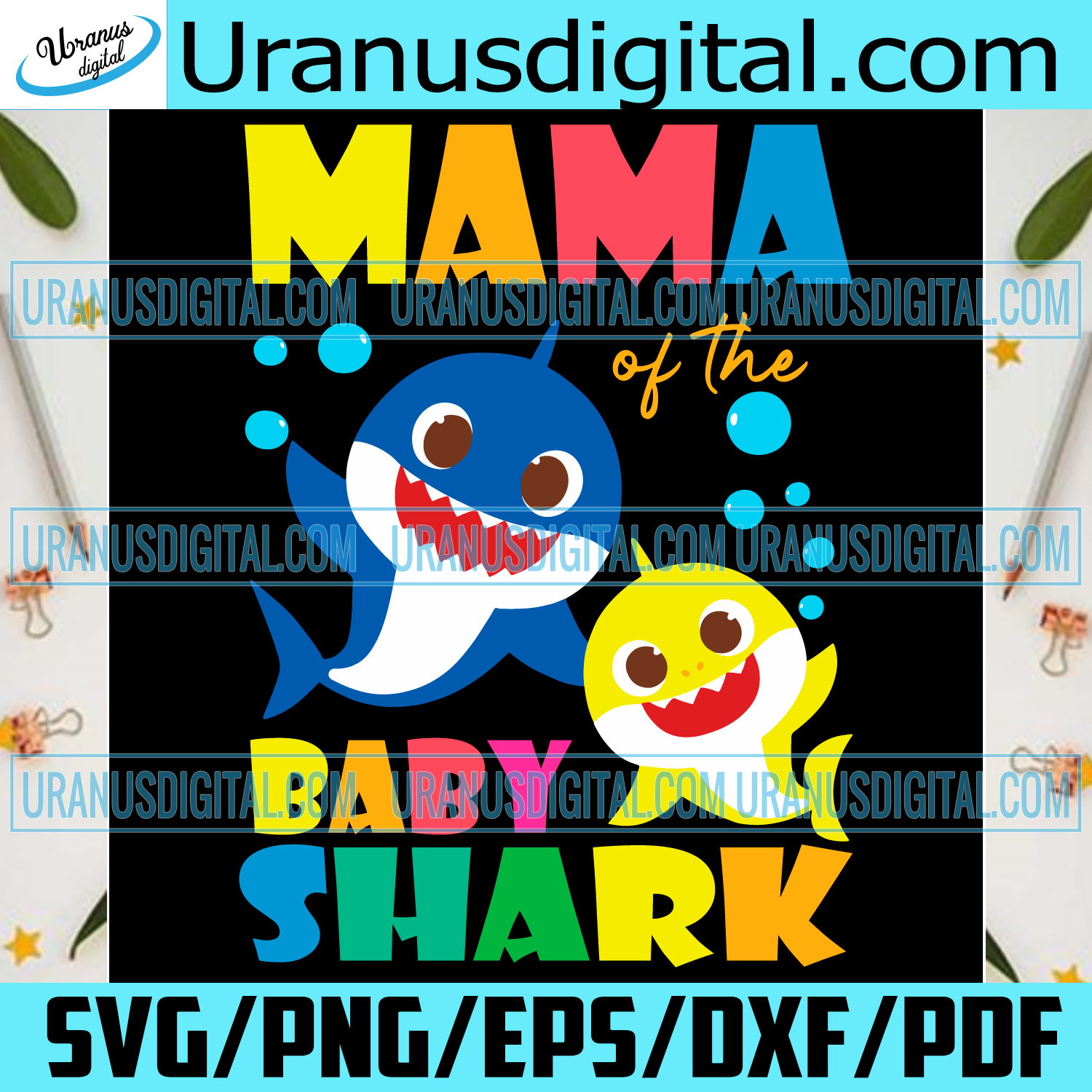 Free Free 125 Mama Baby Shark Svg SVG PNG EPS DXF File