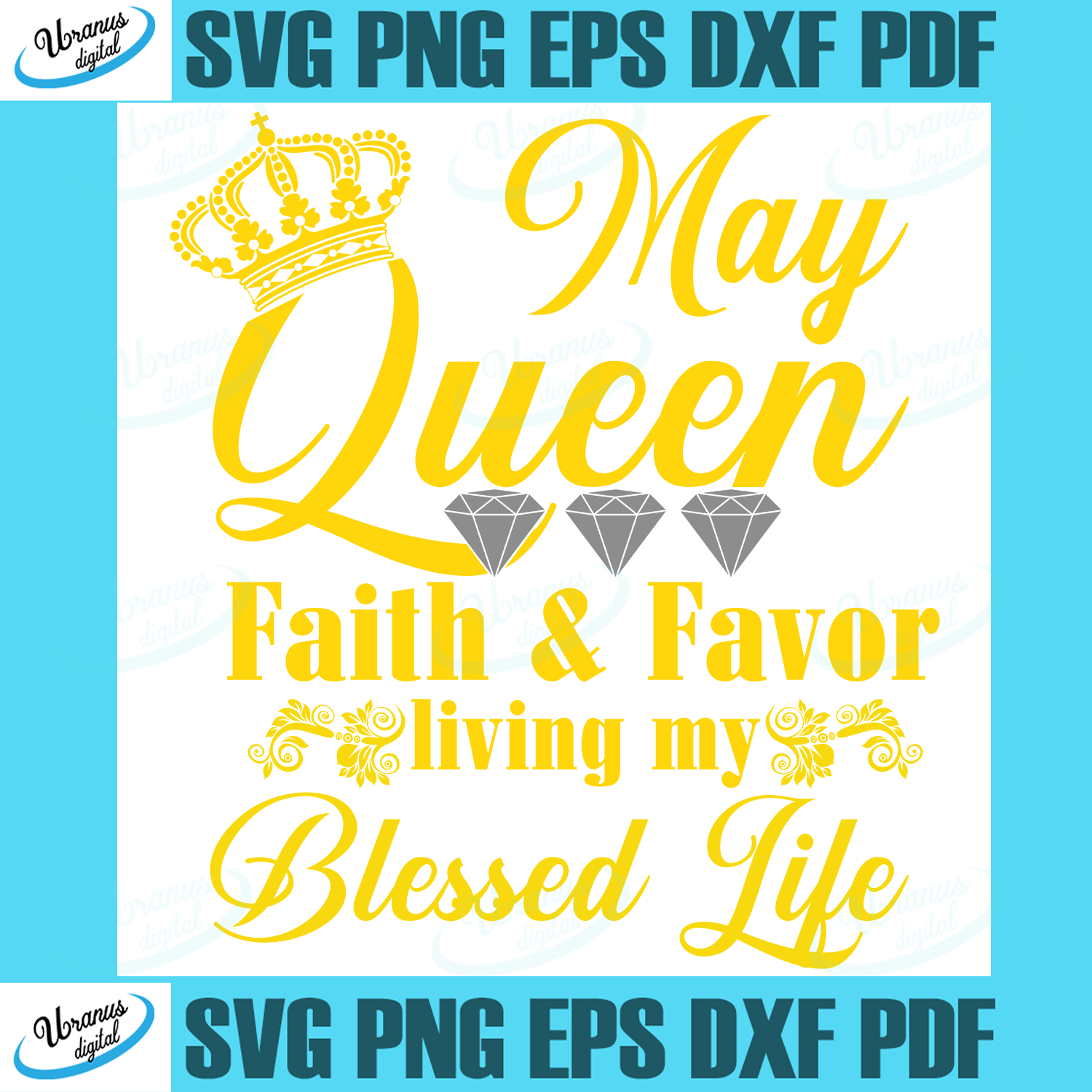 Download Birthday Svg May Queen Faith And Favor Svg Svg Child Of God Faith Hope Love Svg Faith Svg Born In May Girl Living My Best Life Svg Cricut Silhouette Svg Files Cricut Svg Silhouette Svg Svg